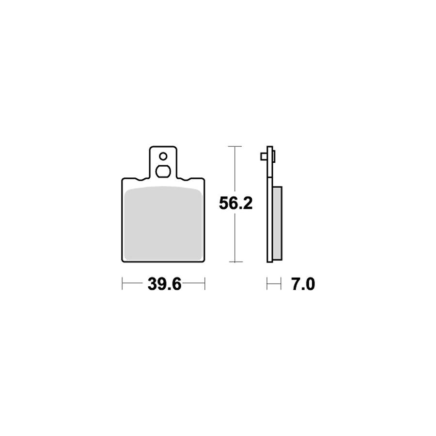 KITACO (キタコ) SBSブレーキパッド 519HF アプリリア APRILIA KTM