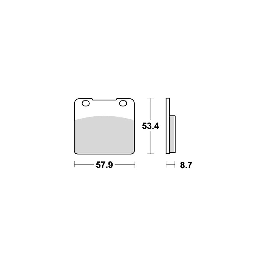 KITACO (キタコ) SBSブレーキパッド 577LS VL1500