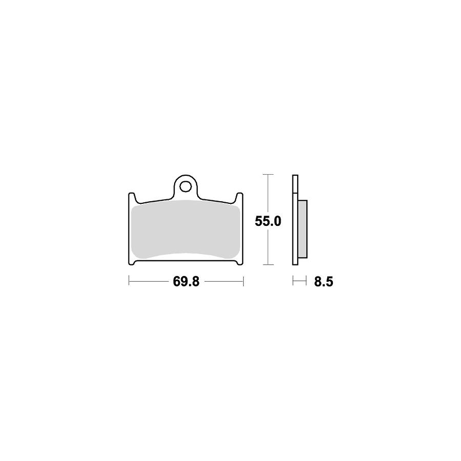 KITACO (キタコ) SBSブレーキパッド 624HS RF900R
