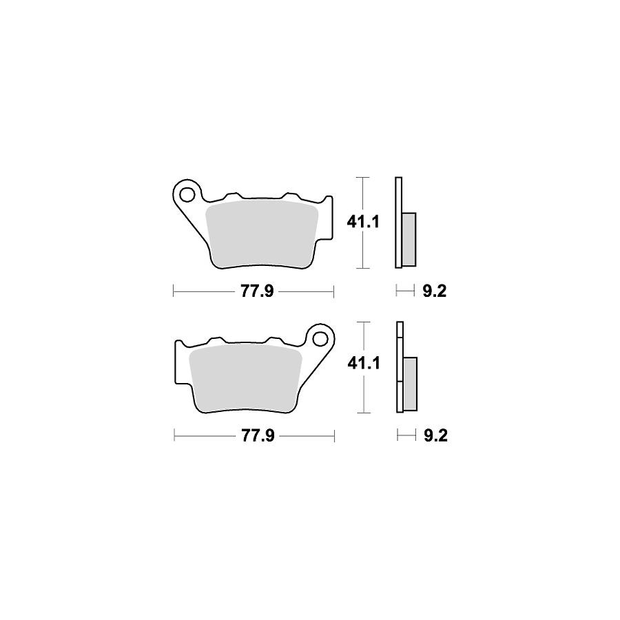 KITACO (キタコ) SBSブレーキパッド 675RSI KTM