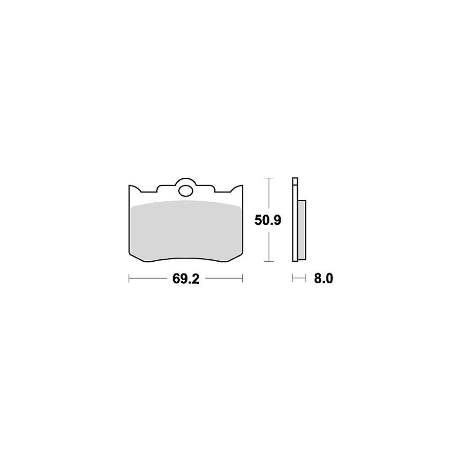 KITACO (キタコ) SBSブレーキパッド 678DC P/MACHINE