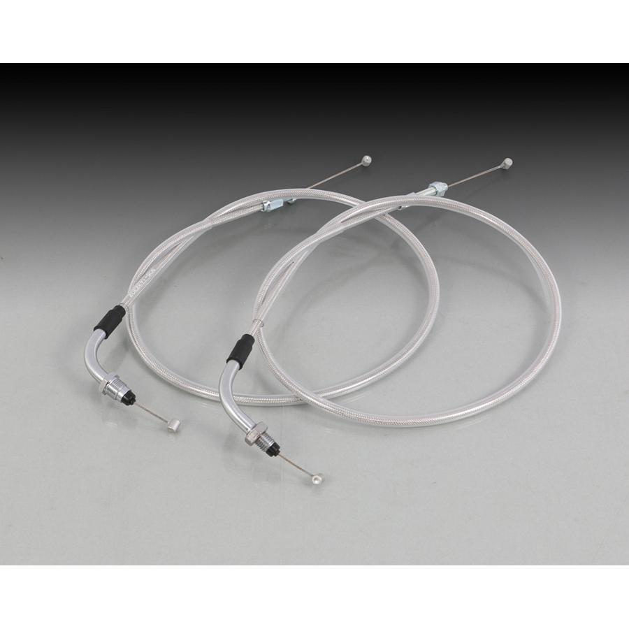 KITACO (キタコ) スロットルケーブルセット グロム GROM STD メッシュ