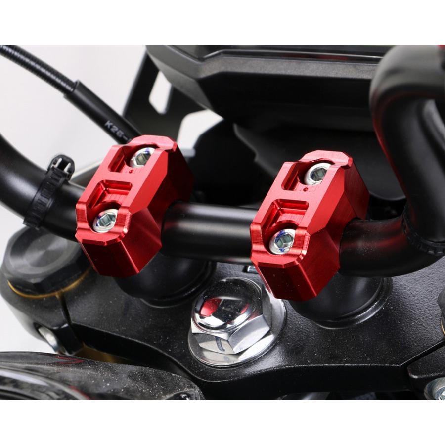 KITACO (キタコ) ハンドルアッパーホルダー T3 PCX GRM レッド