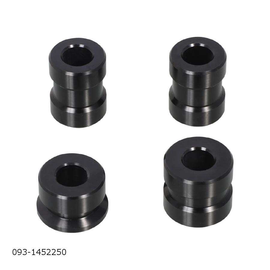 キタコ アクスルカラーSET アルミ/フロント・リア/ブラック GROM(JC92) 093-1452250