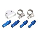 KITACO (キタコ) 油温計フィッティングKIT (シルバー) ホースタイプ(オイルクーラー用) 752-0500560(2)
