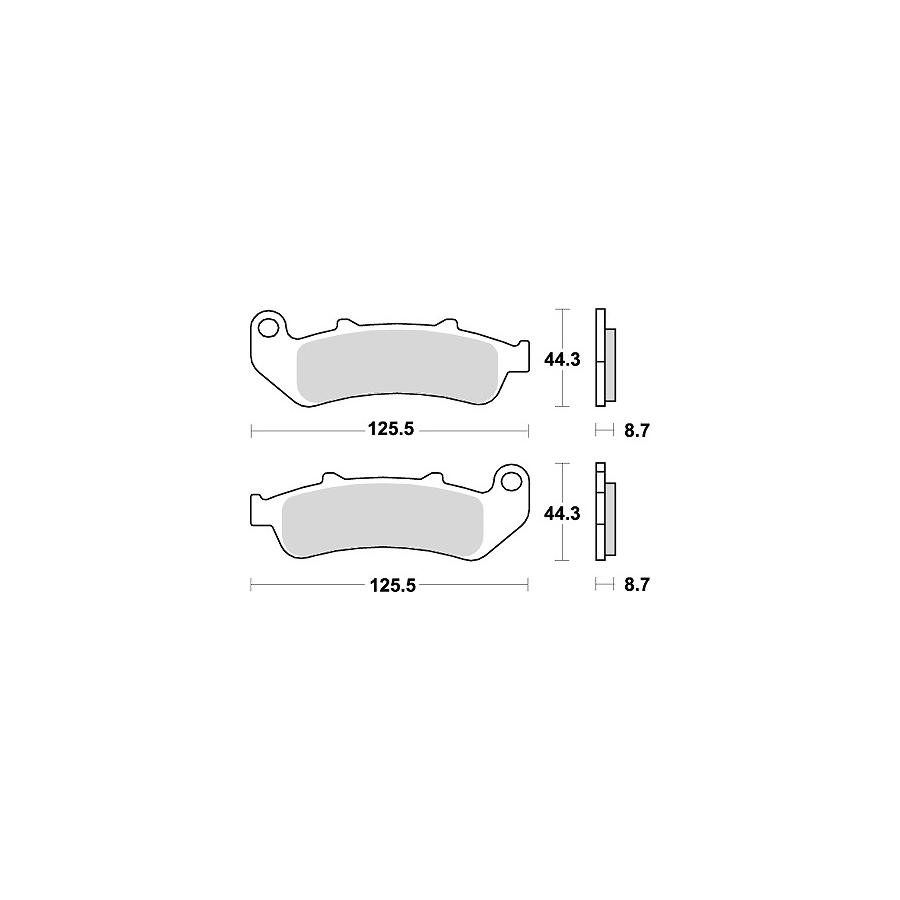 KITACO (キタコ) SBSブレーキパッド 685HS CBR1000F 93- 777-0685020
