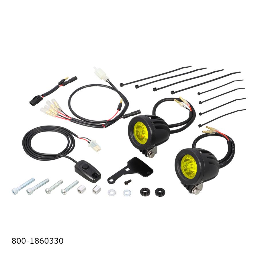 KITACO (キタコ) LEDシャトルビームKIT イエロー/2灯/スイッチ付き レブル250(MC49) 800-1860330