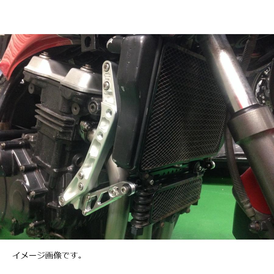 Kファクトリー (ケイファクトリー) ノーマルラジエター用オイルクーラーステー シルバーGPZ900R 112TZA..