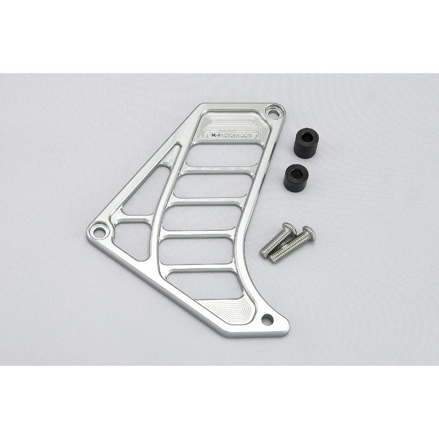 Kファクトリー (ケイファクトリー) フロントスプロケットカバー メタリックシルバー 1198 506FZAQ023N