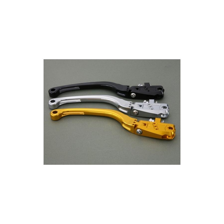 Kファクトリー (ケイファクトリー) 可倒式ビレットレバー ブレーキ ストロングゴールド BMW 000HZBX037T