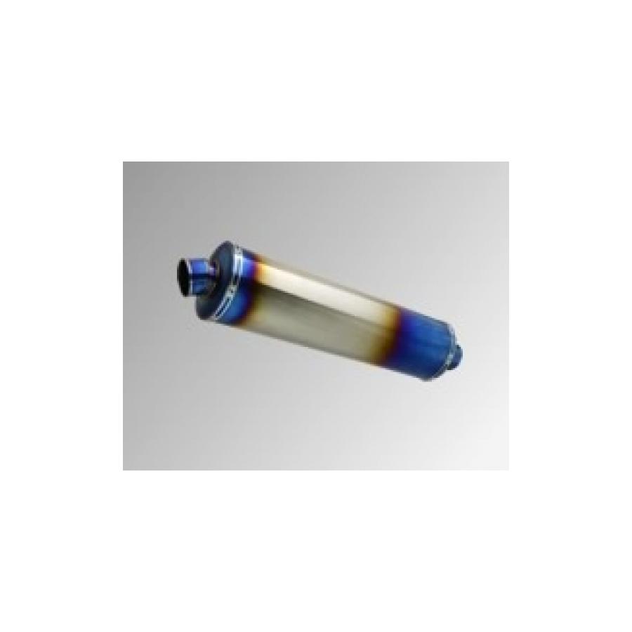 Other - Kファクトリー (ケイファクトリー) ディアブロSサイレンサー オーバル SBL-B 前後ともブルーの焼き色つき 縦フック 000PBZZZBG000