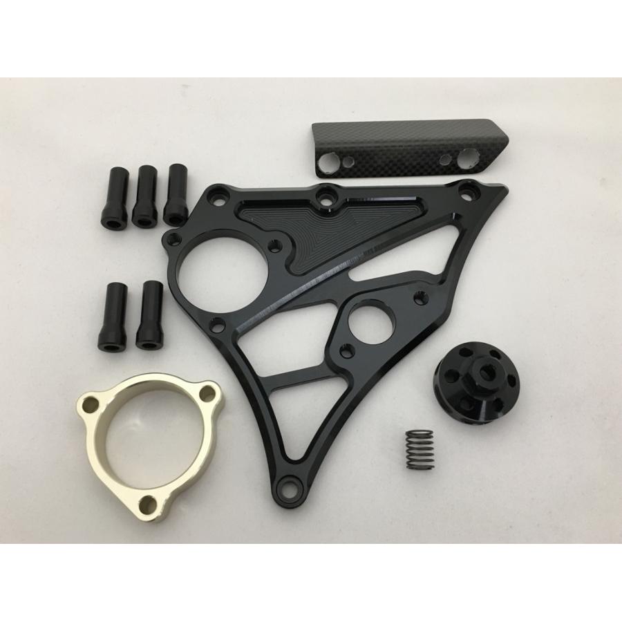 Kファクトリー (ケイファクトリー) Fスプロケットカバー M.ブラック SPメータ取付アリ GPZ900R A7- 112..