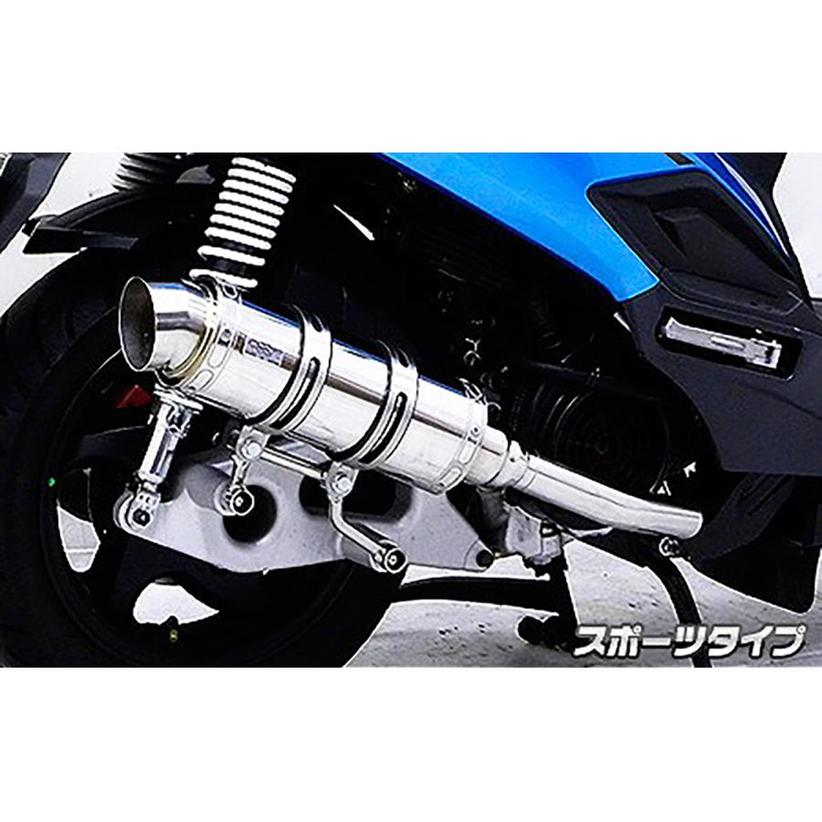 ウイルズウィン ロイヤルマフラースポーツタイプ SYM New Fighter150ZR 1262-59-03