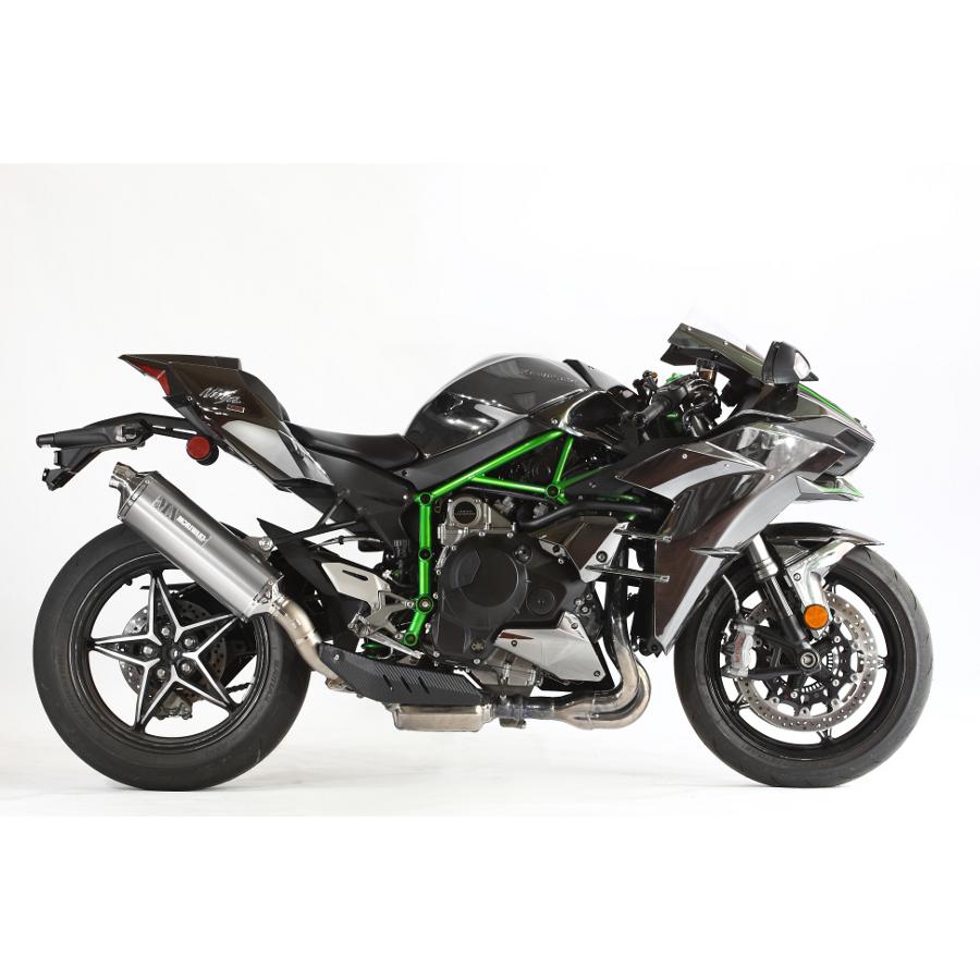 MORIWAKI (モリワキ) MXR スリップオン マフラー WT(ホワイトチタン) ニンジャ Ninja H2 01810-6J249-00