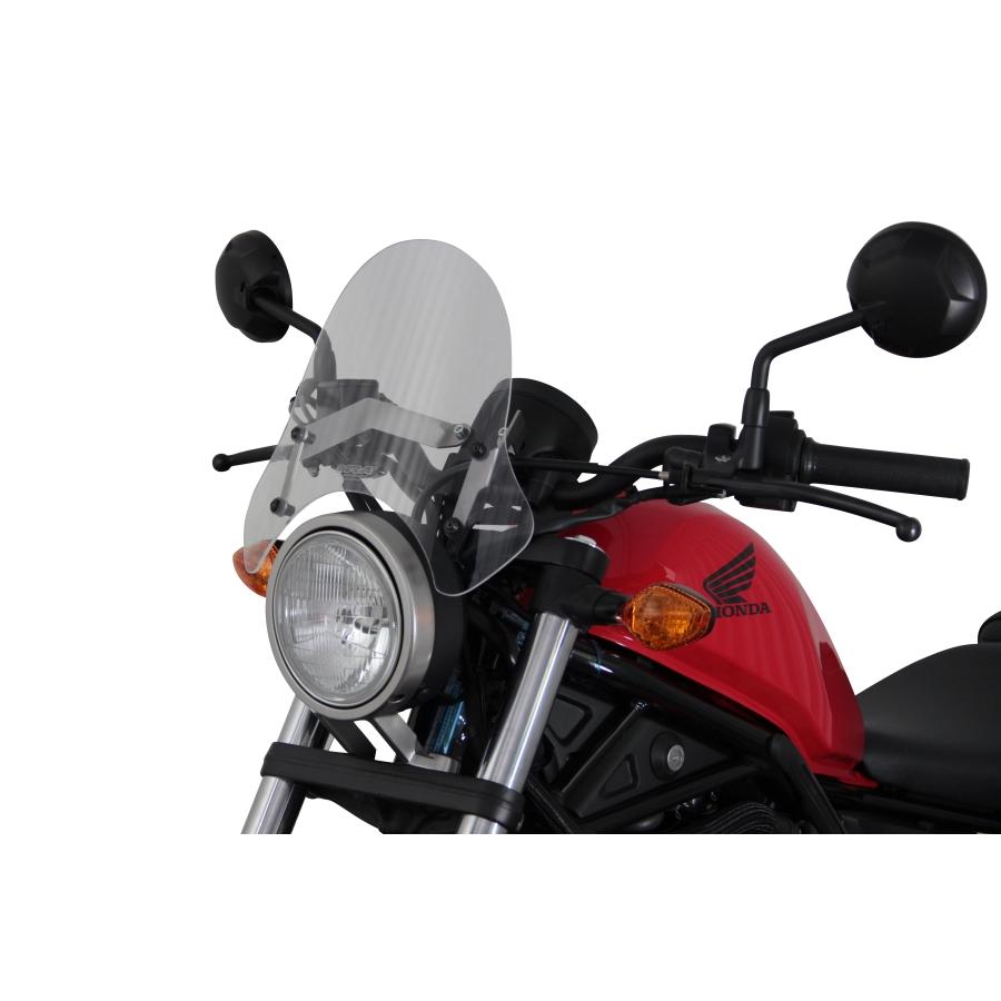 MRA(エムアールエー) スクリーン スポーツショート クリア Rebel500 REBEL250 レブル250 4025066165957