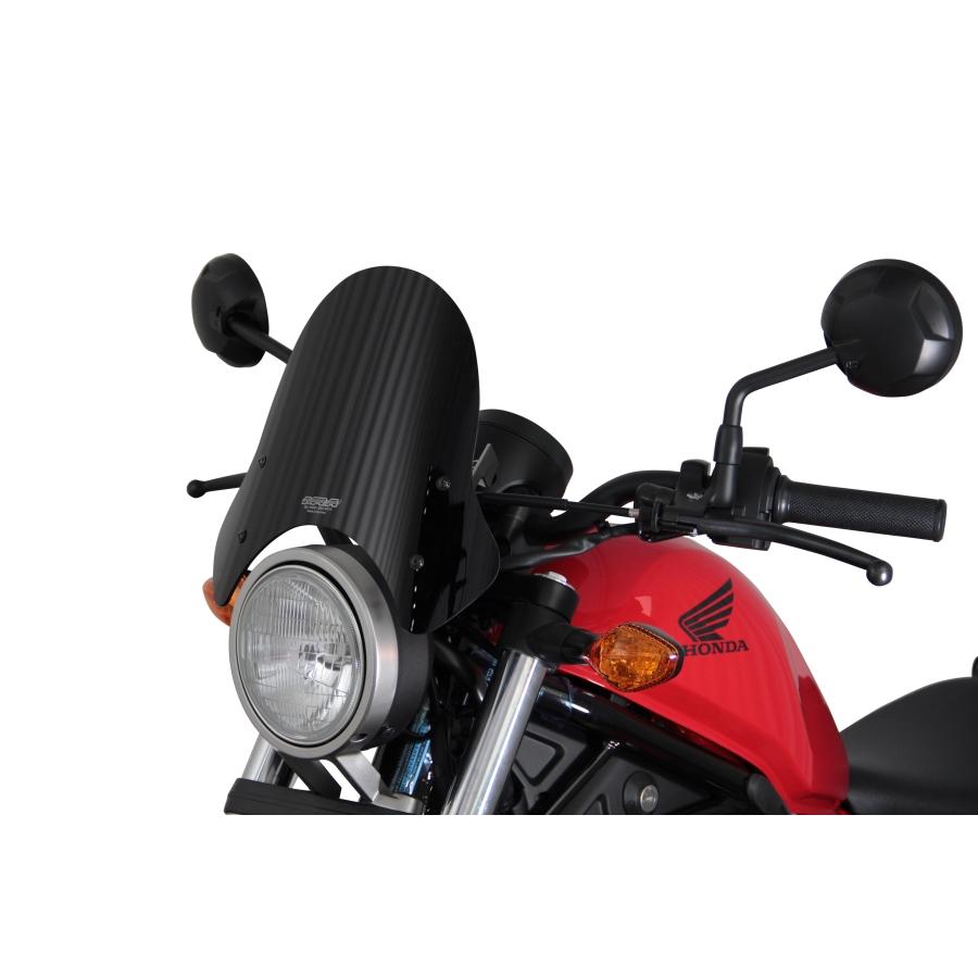 MRA(エムアールエー) スクリーン スポーツショート ブラック Rebel500 REBEL250 レブル250 4025066165971