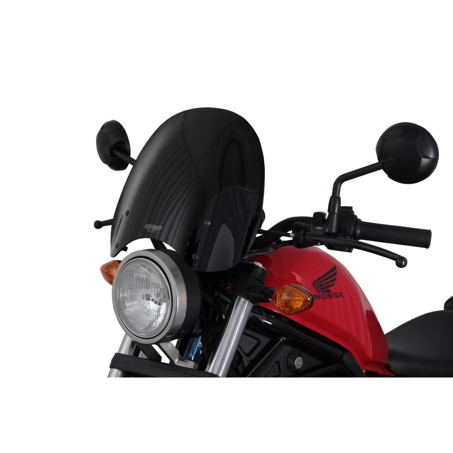 MRA(エムアールエー) スクリーン ツーリング ブラック Rebel500 REBEL250 レブル250 4025066165940