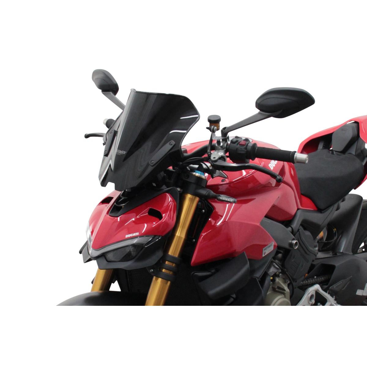 MRA(エムアールエー) スクリーン レーシング 風防 ブラック STREETFIGHTER V4/S 4025066169764