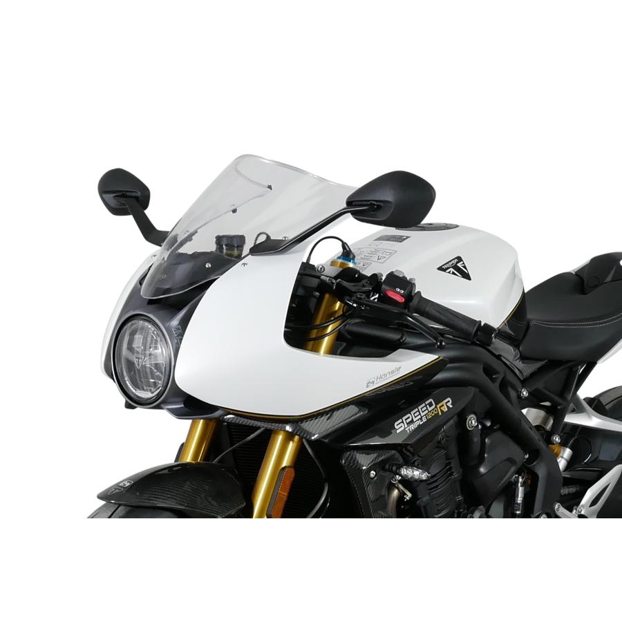 MRA (エムアールエー) スクリーン レーシング クリア SPEED TRIPLE 1200 RR 4025066172863