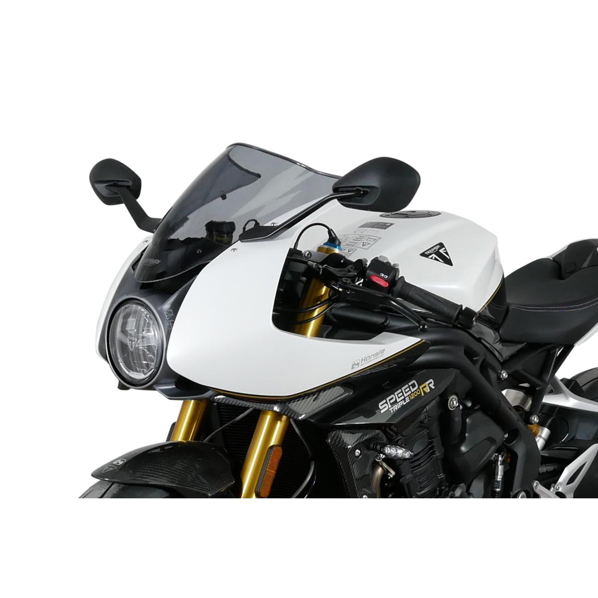 MRA(エムアールエー) スクリーン レーシング 風防 スモーク SPEED TRIPLE 1200 RR 4025066172870
