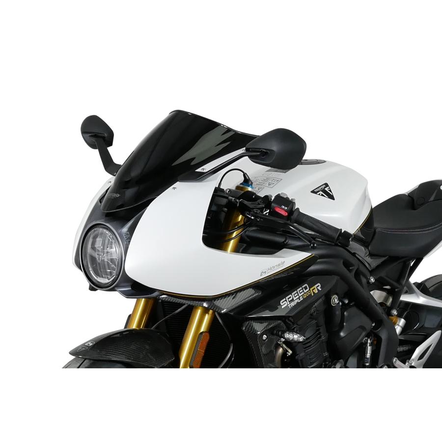 MRA (エムアールエー) スクリーン レーシング ブラック SPEED TRIPLE 1200 RR 4025066172887