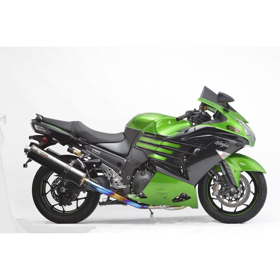 ノジマエンジニアリング DLCチタン フルエキゾースト 4-1-2SC ZX-14R HG 16-20 NTX653GTDW-CLK