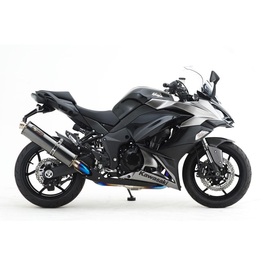 ノジマエンジニアリング DLCチタン フルエキゾースト 4-1SC Ninja1000 NTX654GTD-CLK
