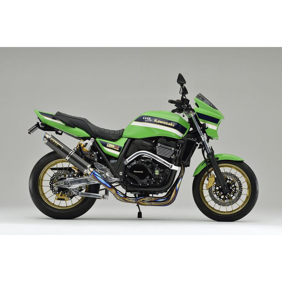 OVER RACING(オーバーレーシング) フルエキゾーストマフラー GPパフォーマンス チタンカーボン マフラー ZRX1200 DAEG[ダエグ] EBL-ZRT20D 25-811-01