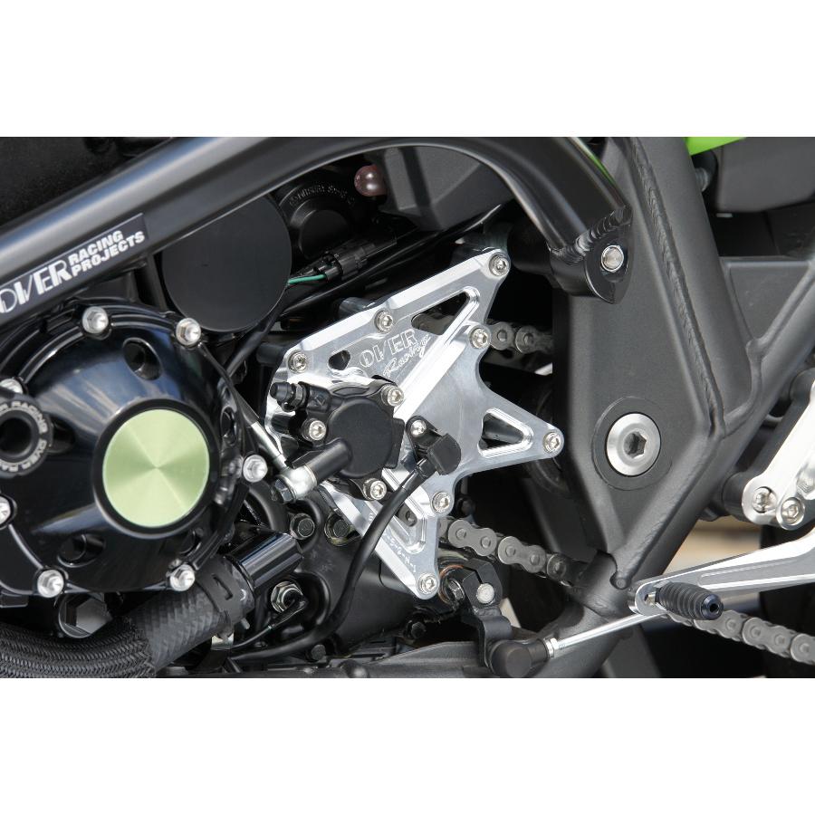 OVER RACING(オーバーレーシング) スプロケットカバー アルミ削り出し シルバー ZRX1200 DAEG ダエグ57-811-11 オーヴァーレーシング