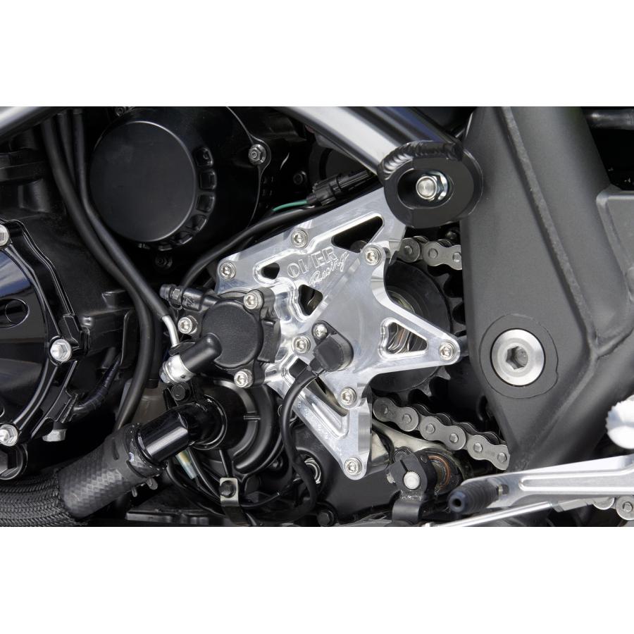 OVER RACING(オーバーレーシング) スプロケットカバー アルミ削り出し ブラックアルマイト ZRX1200 DAEG ダエグ 57-811-11B オーヴァーレーシング