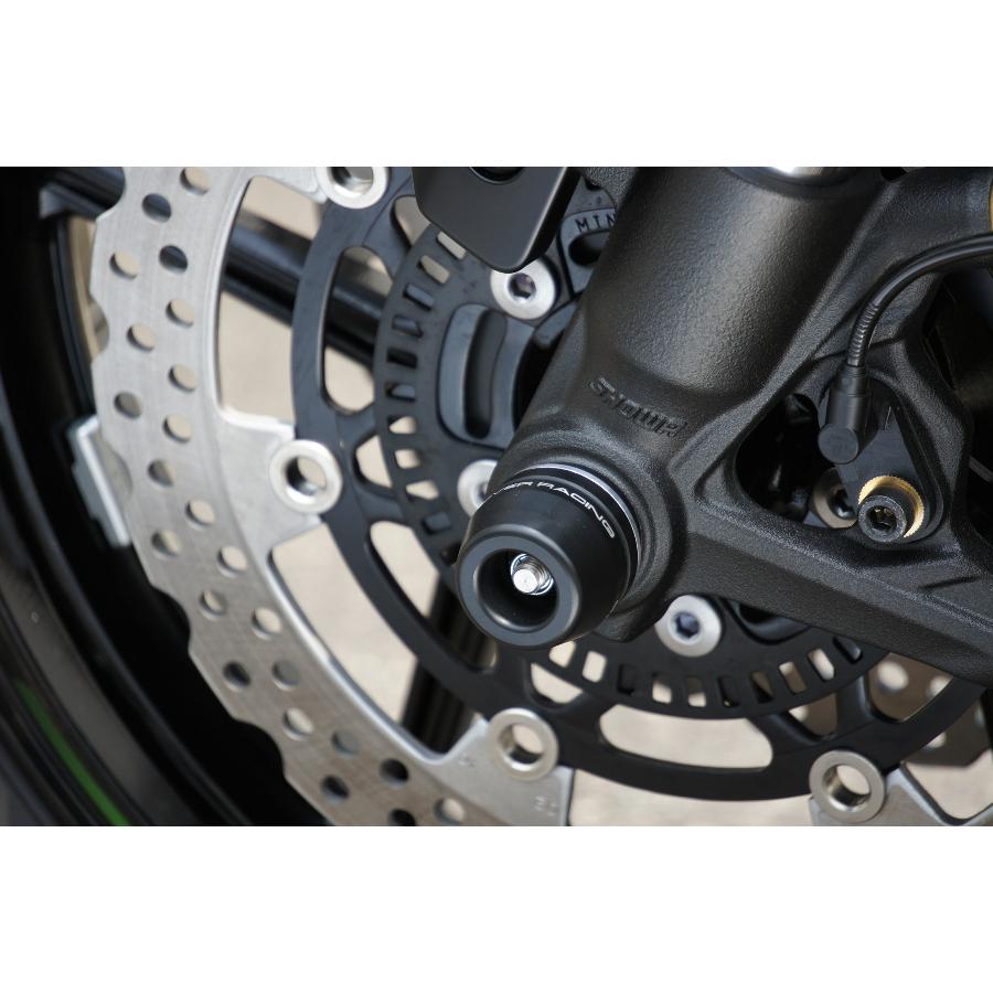 OVER RACING(オーバーレーシング) フロントスライダー アルミ削り出し取り付けベース(アルマイト) ジュラコン Z1000[ZR1000GEFA] 59-792-02