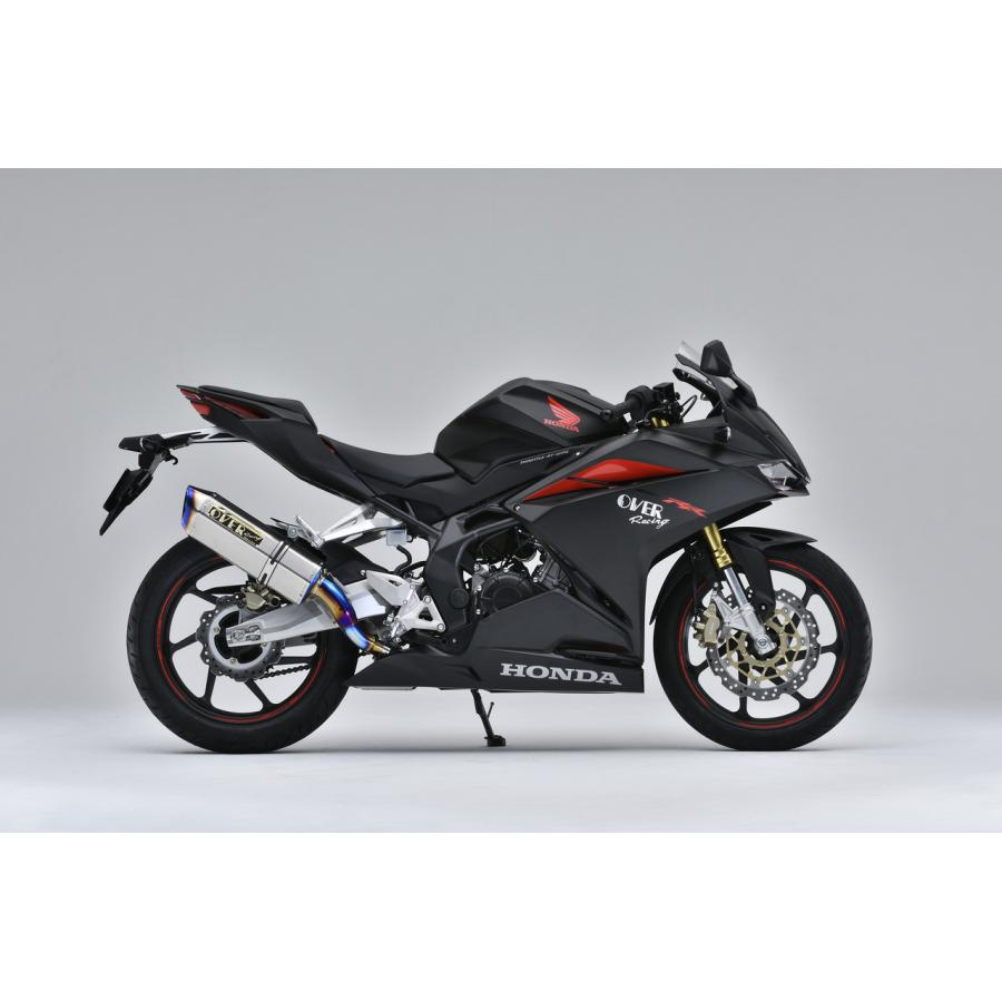 OVER RACING (オーバーレーシング) マフラー TT-Formula RS フルチタン スリップオン CBR250RR 17-02-11 オーヴァーレーシング