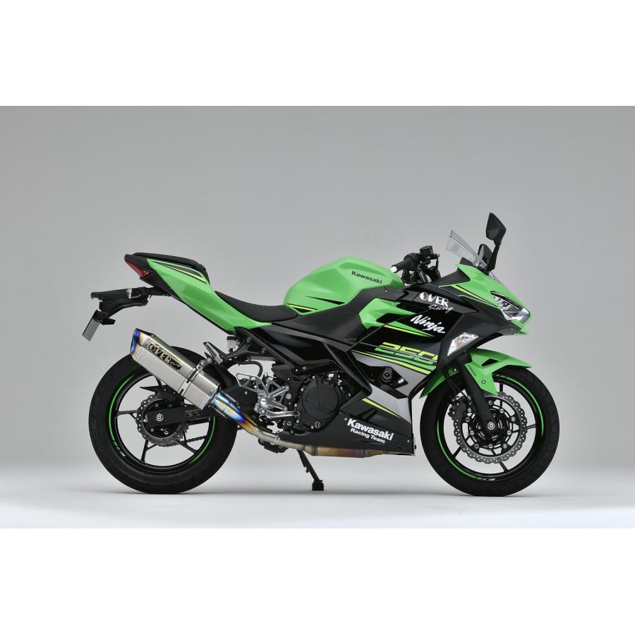 OVER RACING(オーバーレーシング) マフラー TT-Formula RS フルチタン スリップオン NINJA250 ニンジャ250 17-693-04 オーヴァーレーシング