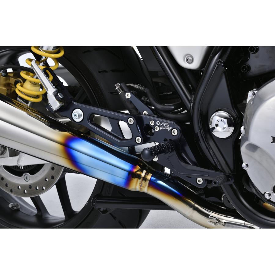 OVER RACING(オーバーレーシング) バックステップ 4ポジション ブラック CB1100RS 51-182-02B オーヴァーレーシング 2