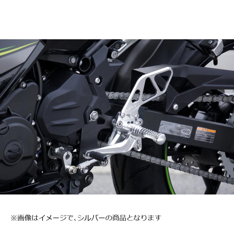 OVER RACING(オーバーレーシング) バックステップ 4ポジション ブラック NINJA250 ニンジャ250 51-693-01B オーヴァーレーシング