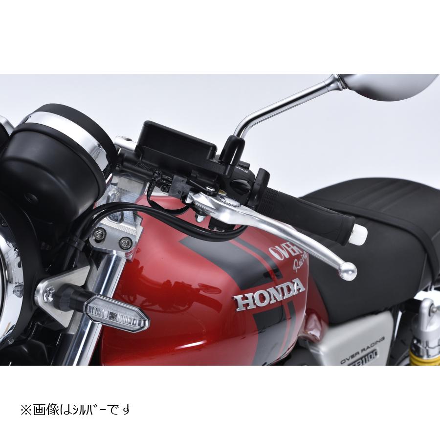 OVER RACING(�����С��졼����) ���ݡ��ĥ饤�ǥ��� �ϥ�ɥ륭�å� �֥�å� CB1100RS 55-182-11B �����������졼����