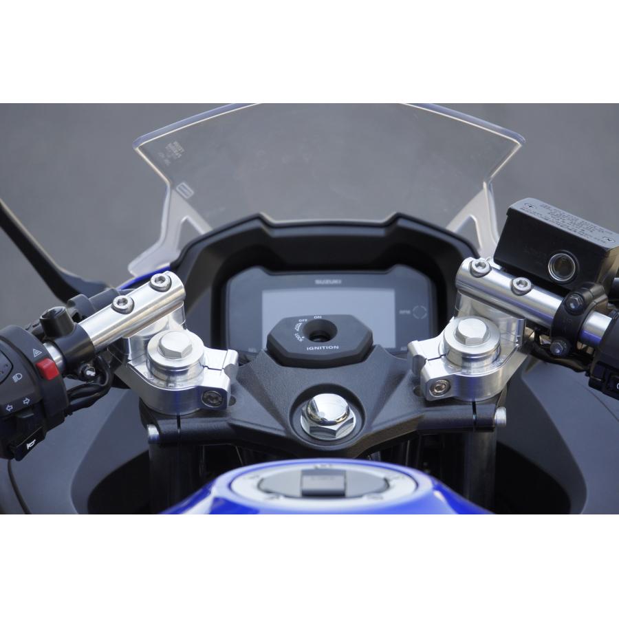 OVER RACING (オーバーレーシング) スポーツライディング ハンドルキット シルバー GSX250R 55-57-11 オーヴァーレーシング