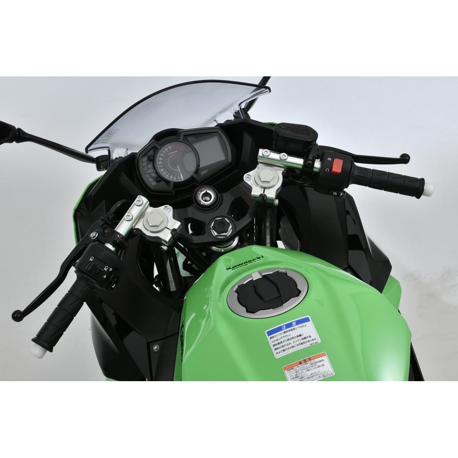 OVER RACING (オーバーレーシング) スポーツライディングハンドルキット シルバー NINJA400 ニンジャ40055-722-11 オーヴァーレーシング