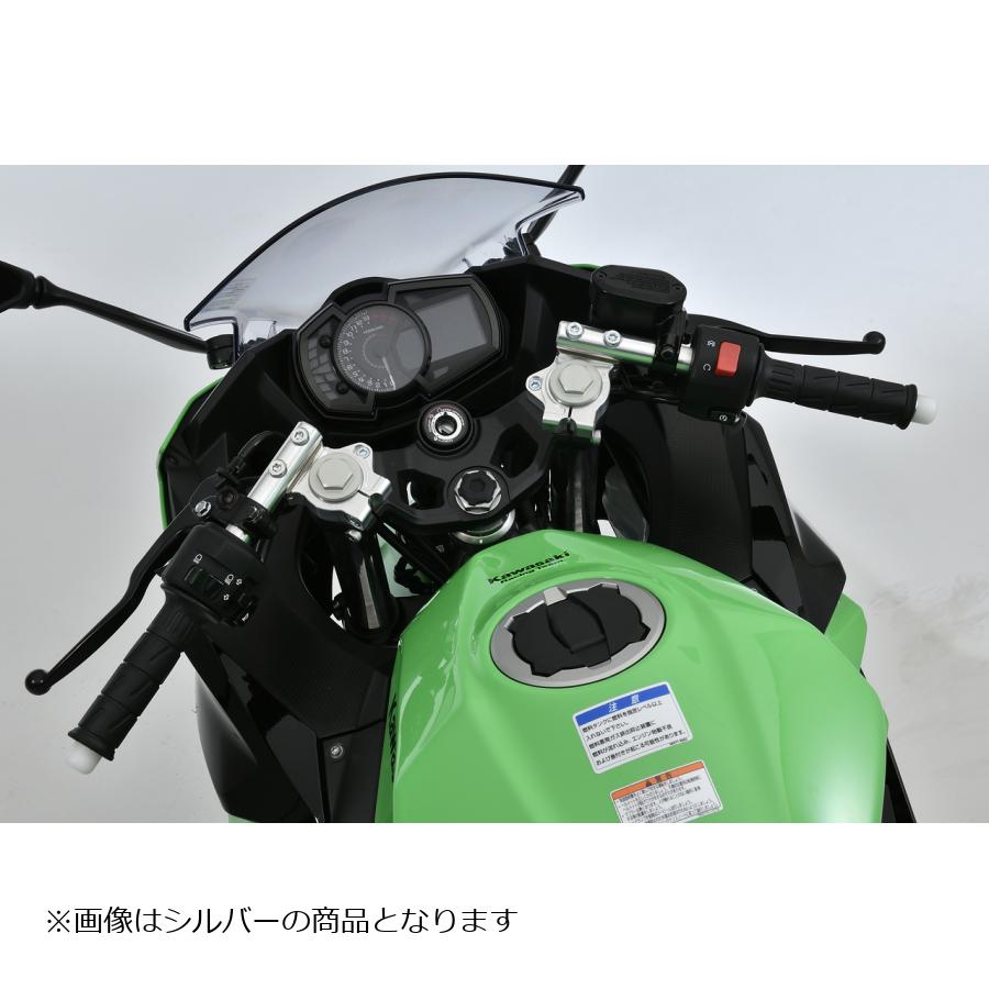 OVER RACING (オーバーレーシング) スポーツライディングハンドルキット ブラック NINJA400 ニンジャ40055-722-11B オーヴァーレーシング