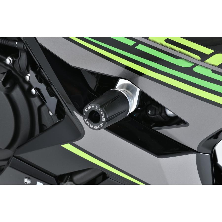 OVER RACING(オーバーレーシング) レーシングスライダー シルバー NINJA400 ニンジャ40059-722-01 オーヴァーレーシング