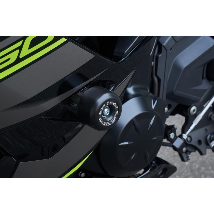 OVER RACING(オーバーレーシング) レーシングスライダー Type-2(シルバー) Ninja650 ニンジャ650 オーヴァーレーシング