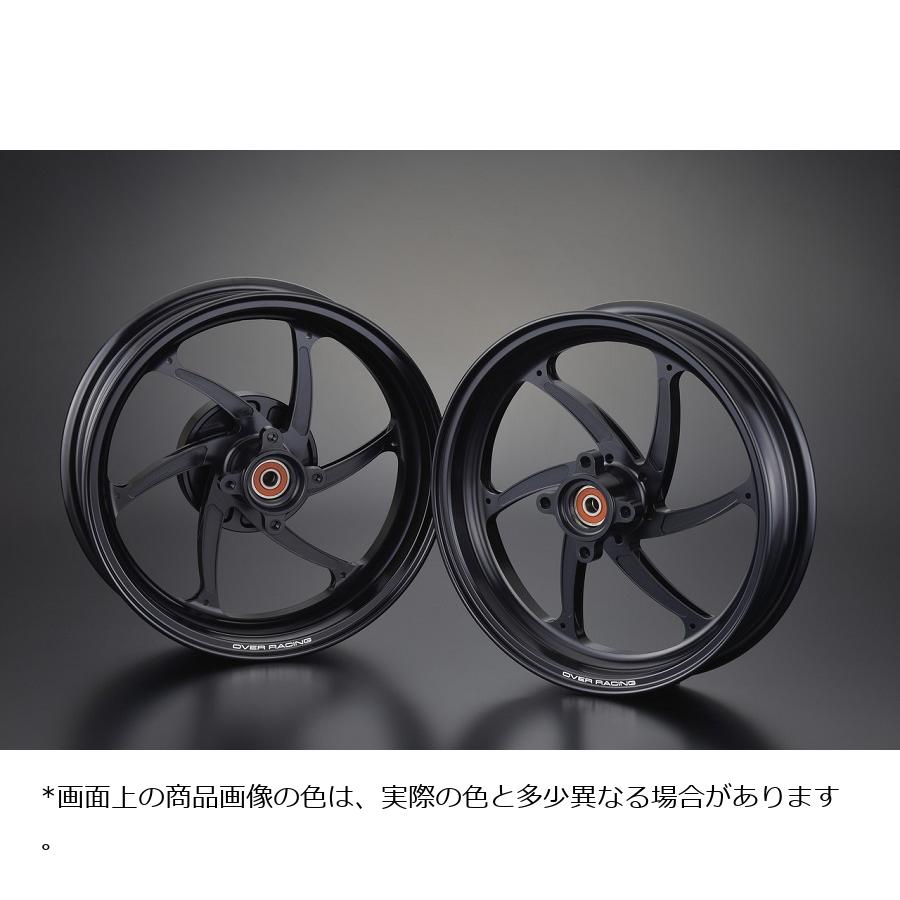 OVER RACING (オーバーレーシング) GP-SIXホイール F2.70/R3.50-12 MONKEY モンキー125 ブラック オーヴァーレーシング