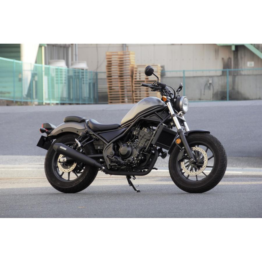 OVER RACING (オーバーレーシング) スリップオン SSメガホンマフラー レブル250 Rebel250 JMCA対応 ブラック オーヴァーレーシング