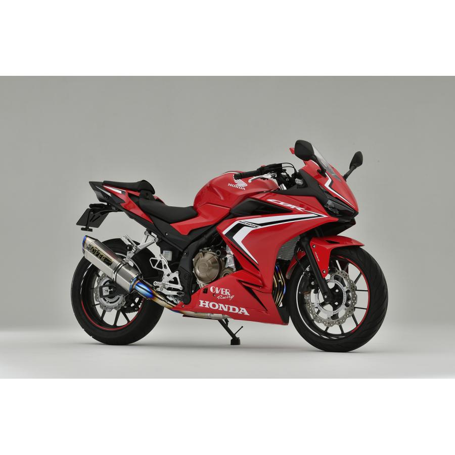 OVER RACING (オーバーレーシング) フルエキゾーストマフラー TT-Formula RS チタン CBR400R オーヴァーレーシング