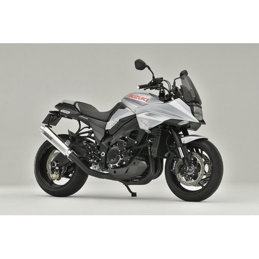 SUZUKI - OVER RACING (オーバーレーシング) SESMIC-4 フルエキゾースト マフラー ブラックKATANA カタナ オーヴァーレーシング