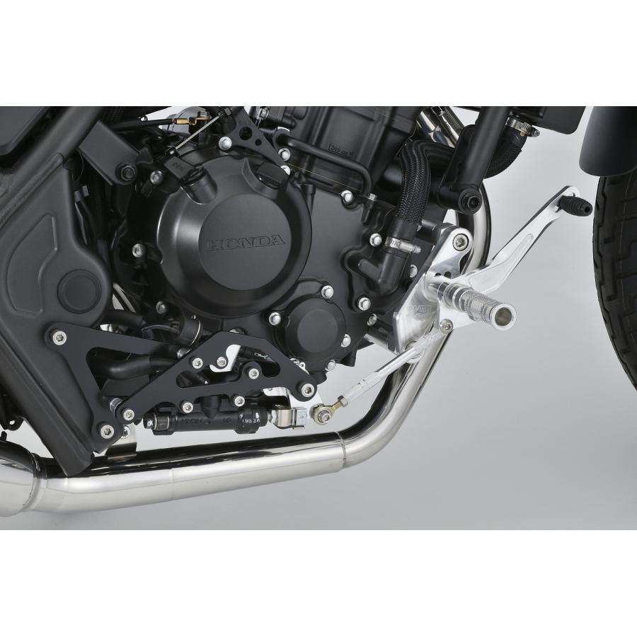 OVER RACING (オーバーレーシング) フォワード コントロール ステップ シルバー REBEL250 レブル250 オーヴァーレーシング