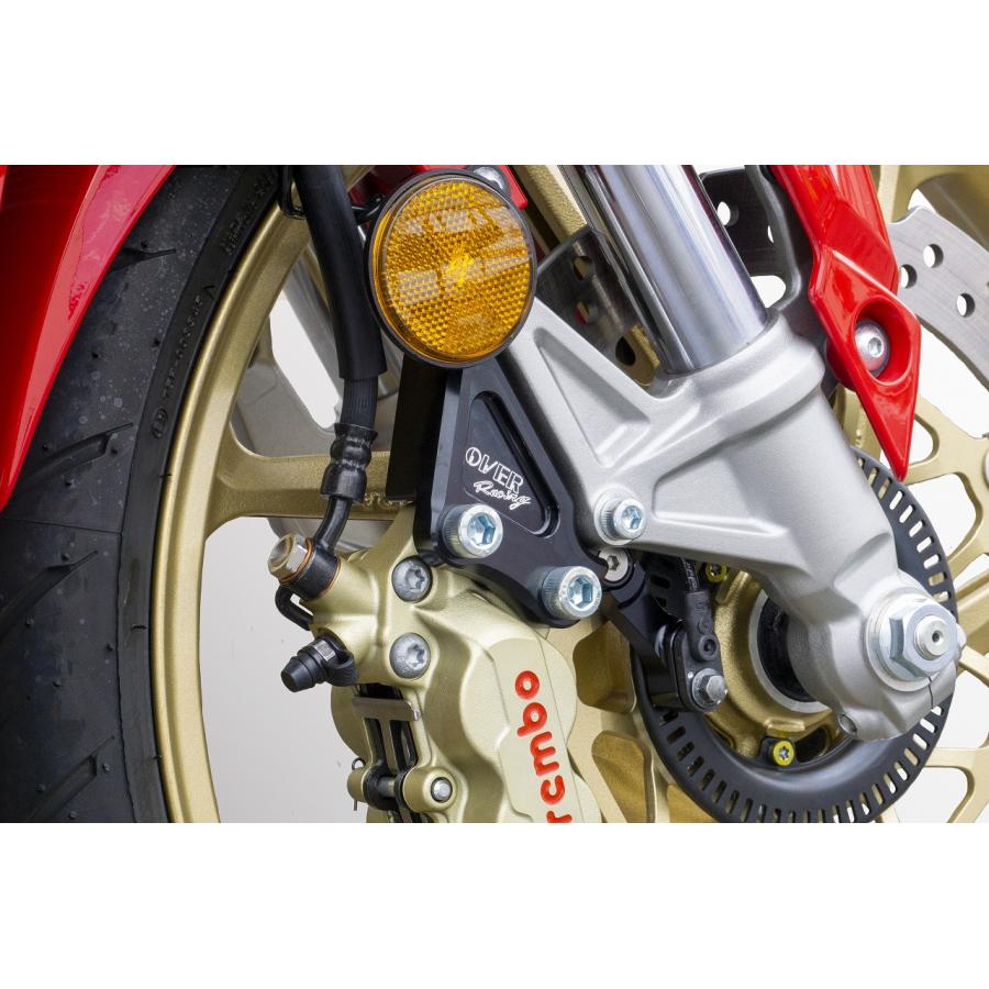 OVER RACING (オーバーレーシング) フロントキャリパーサポート BLK brembo (ブレンボ)4P CBR250RR