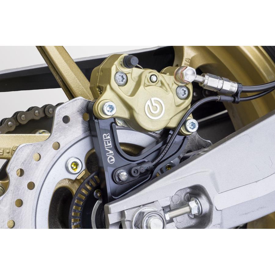 OVER RACING (オーバーレーシング) リアキャリパーサポート BLK brembo (ブレンボ)2P CBR250RR ABS