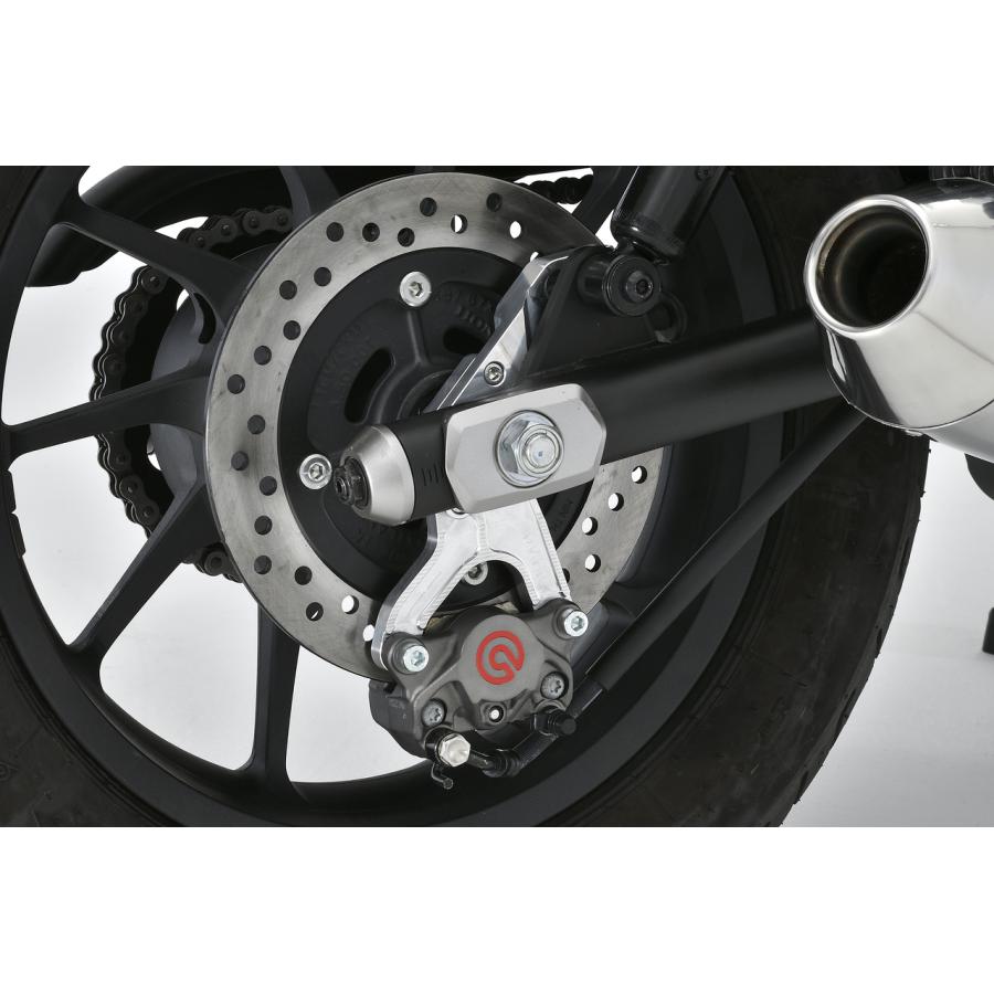 OVER RACING (オーバーレーシング) キャリパーサポート リア用 シルバー ブレンボ2P REBEL250 レブル250 オーヴァーレーシング