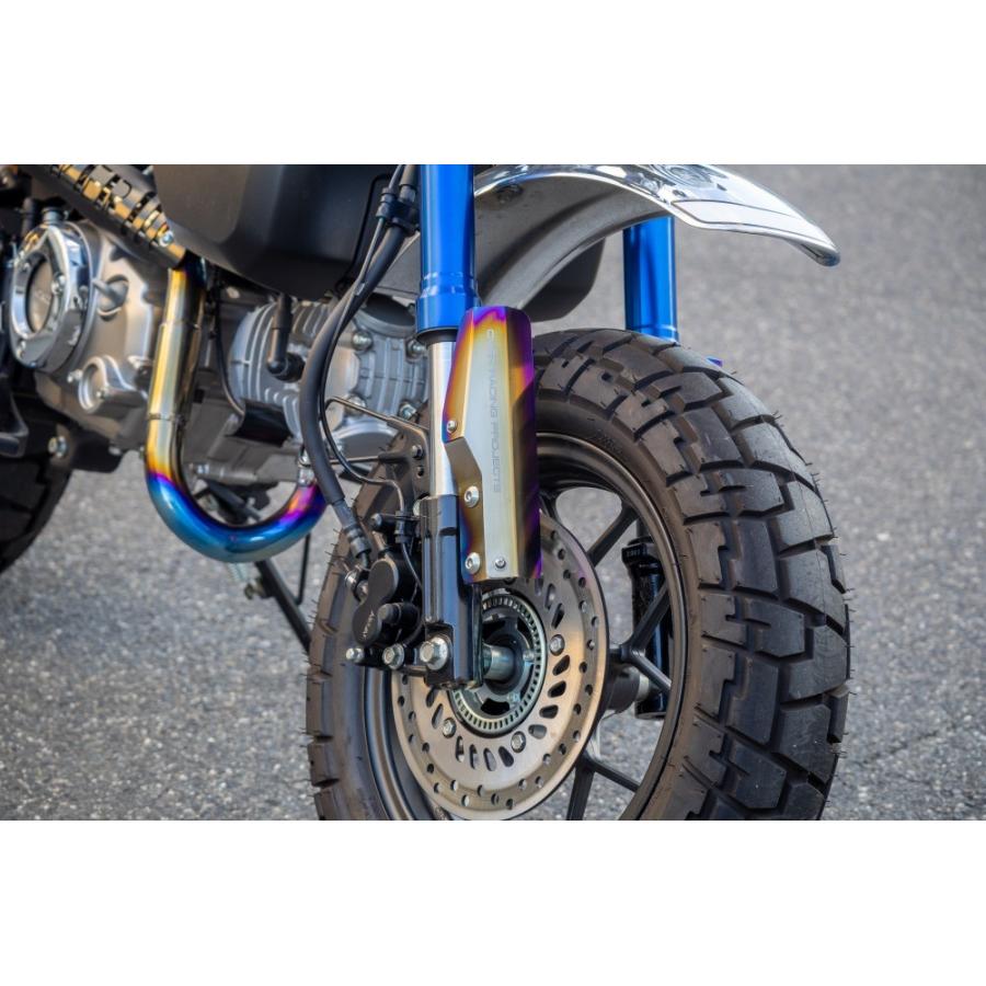 OVER RACING (オーバーレーシング) フォークガード チタン GROM/Monkey125/Dax125 57-012-061